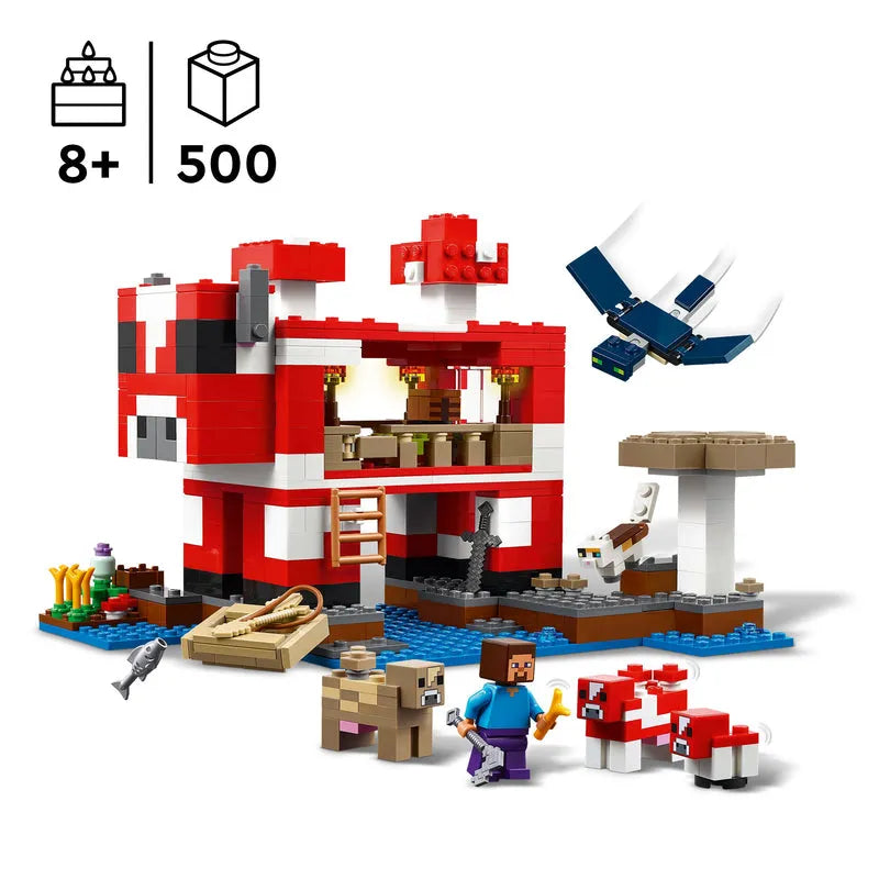 LEGO The Mushroom House 21270 Minecraft (Pre-Order: January 2025)