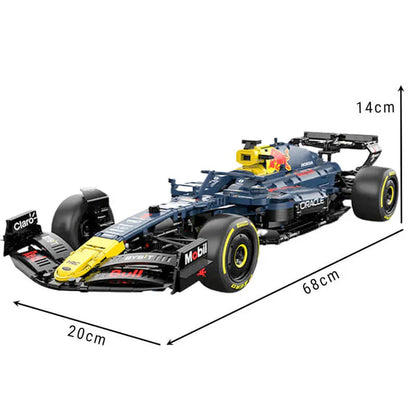 Max Verstappen raster RedBull F1 raceauto 1:8 Met afstandbediening (zelfde formaat als LEGO 42141 & 42171)