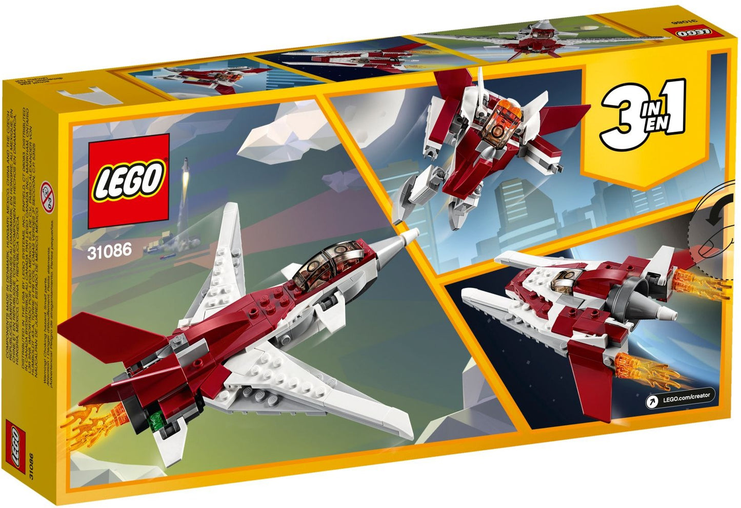 LEGO Futuristisch vliegtuig 31086 Creator 3-in-1