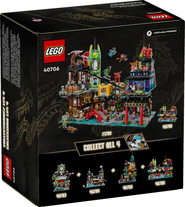 LEGO Micro NINJAGO® stadsmarkten 40706 Ninjago