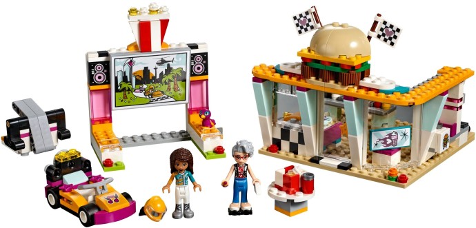 LEGO Drive In Hamburger restaurant 41349 Friends