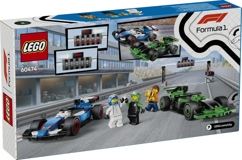 LEGO F1 Start lijn met VCARB & Sauber Formule 1 auto's 60474 City