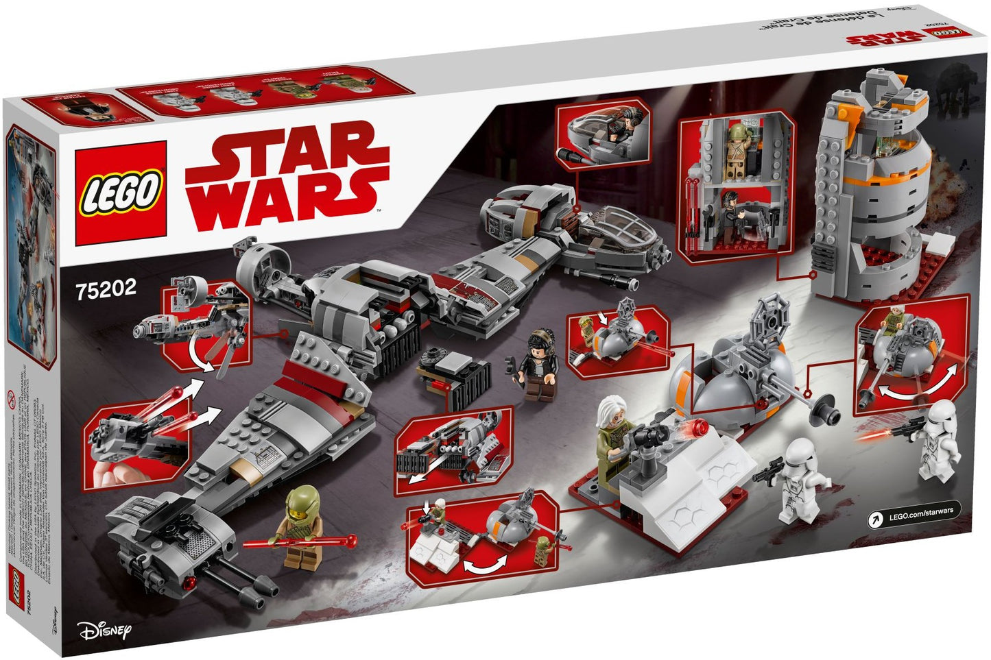 LEGO Verdediging van Crai inclusief Poe Damerin, Ematt en Troopers 75202 StarWars