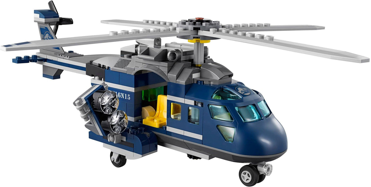 LEGO Helikopteractervolging met Owen en de Velociraptor 75928 Jurassic World