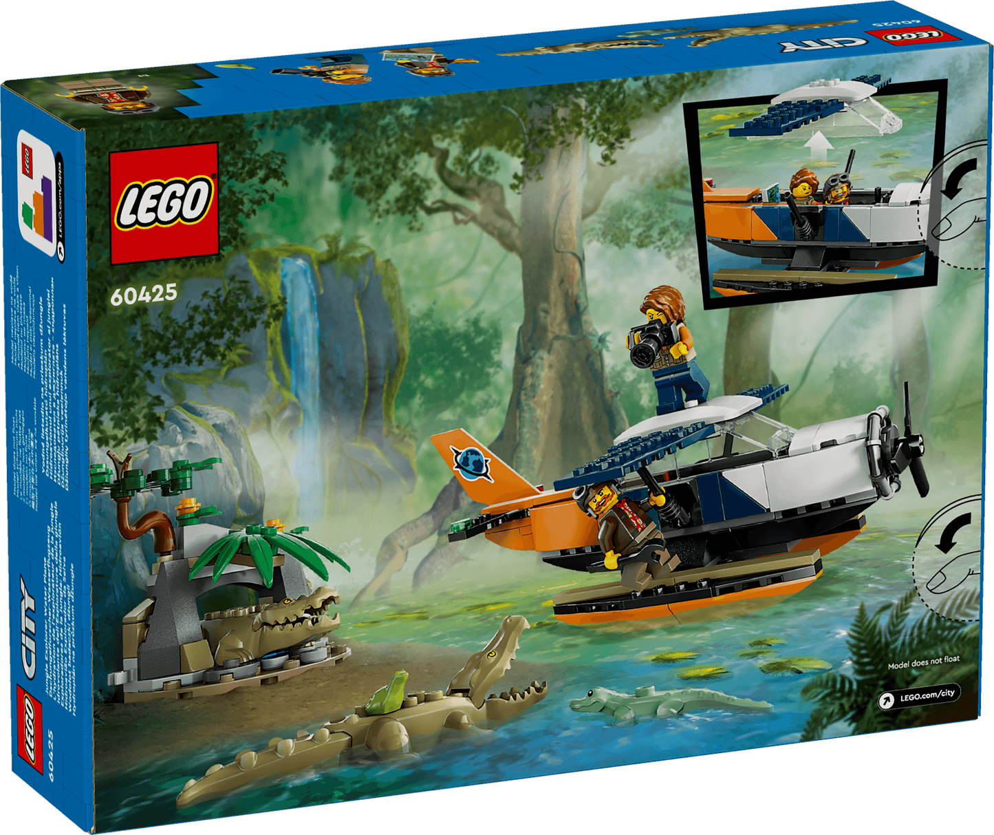 LEGO Jungleonderzoekers: watervliegtuig 60425 City