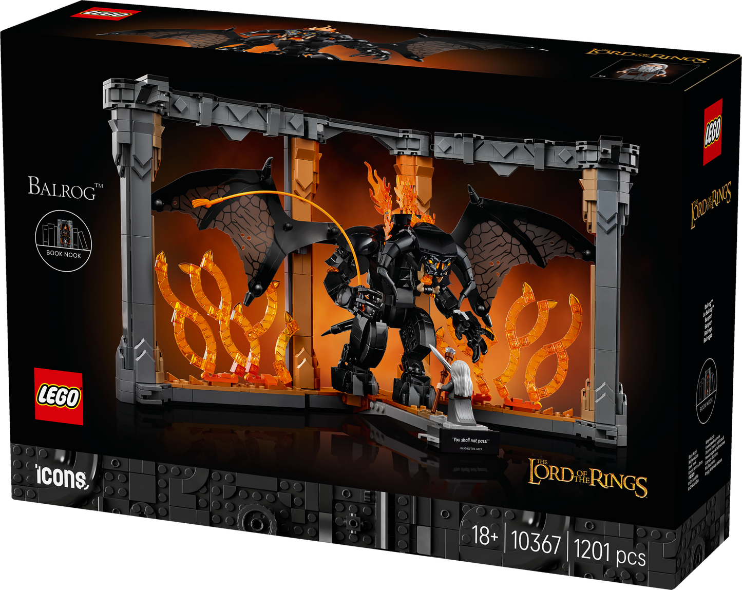 LEGO  Boekensteun: The Lord of the Rings – Balrog™ 10367 Lord of the Rings