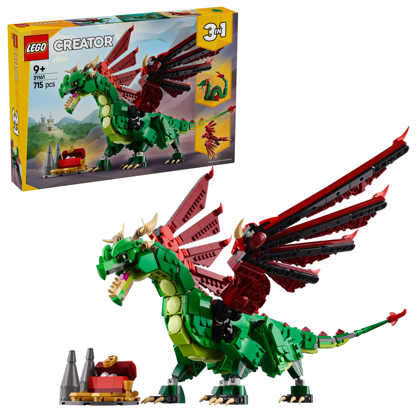 LEGO Middeleeuwse Draak 31161 Creator 3-in-1