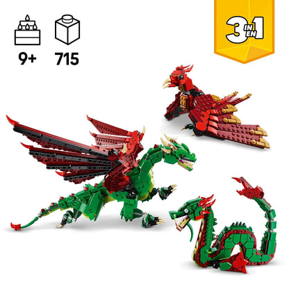 LEGO Middeleeuwse Draak 31161 Creator 3-in-1