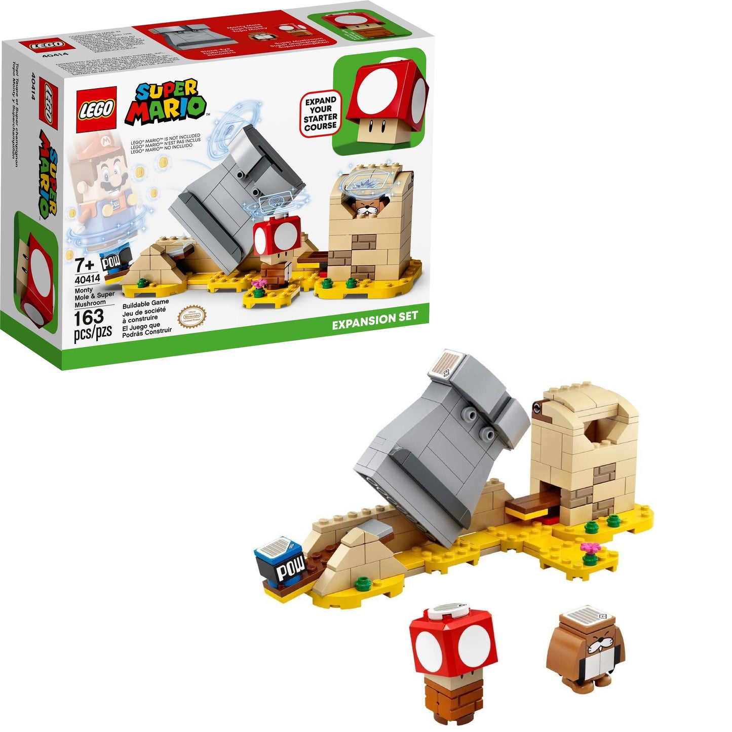 LEGO Monty Mole & Super Mushroom 40414 Super Mario