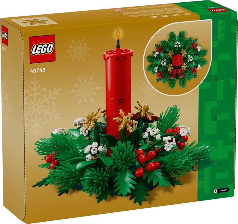 LEGO 40743 Kersttafeldecoratie: Een Feestelijke Toevoeging aan Jouw Kerstcollectie