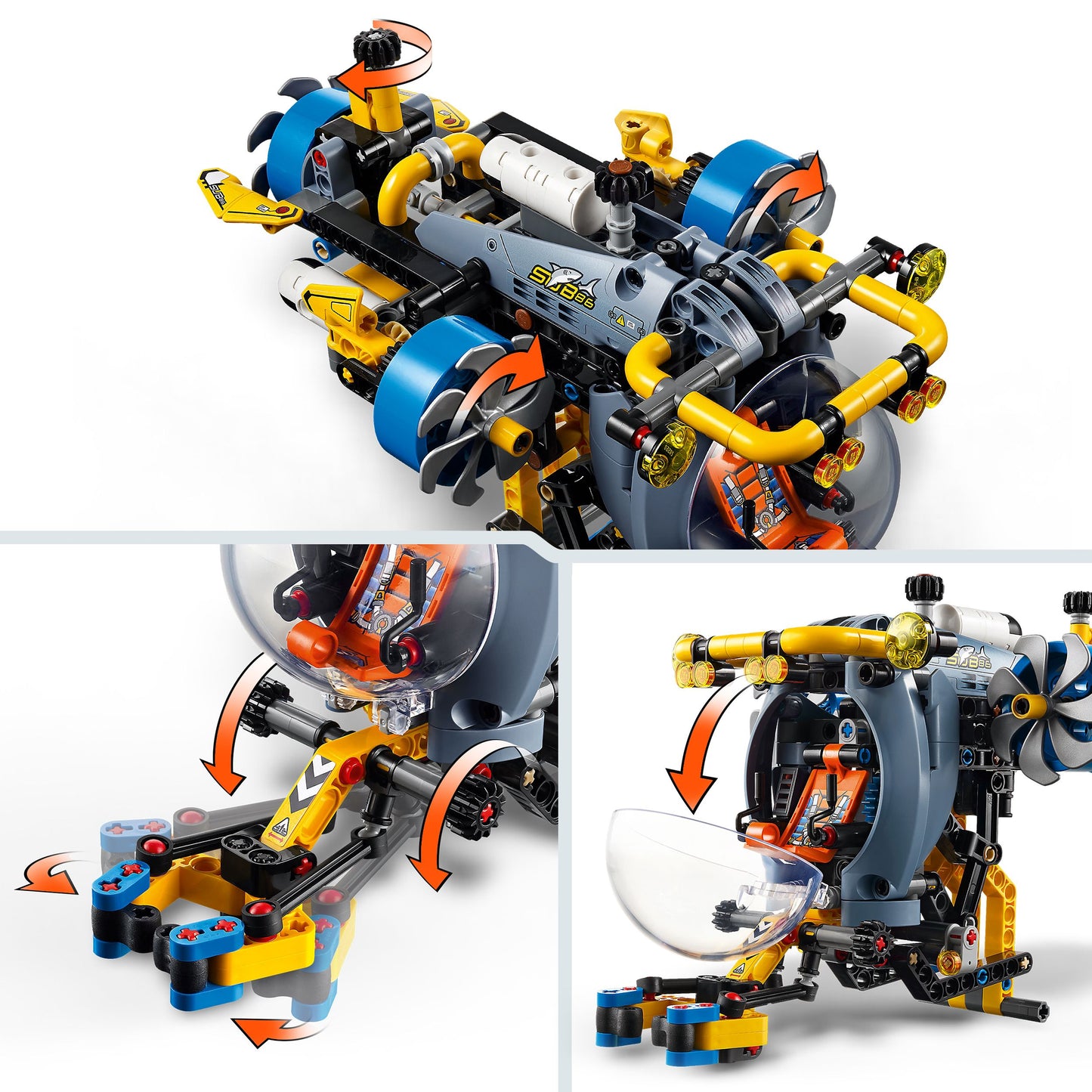 LEGO Deep Sea Submarine 42201 Technic (Pre-Order: January 2025)