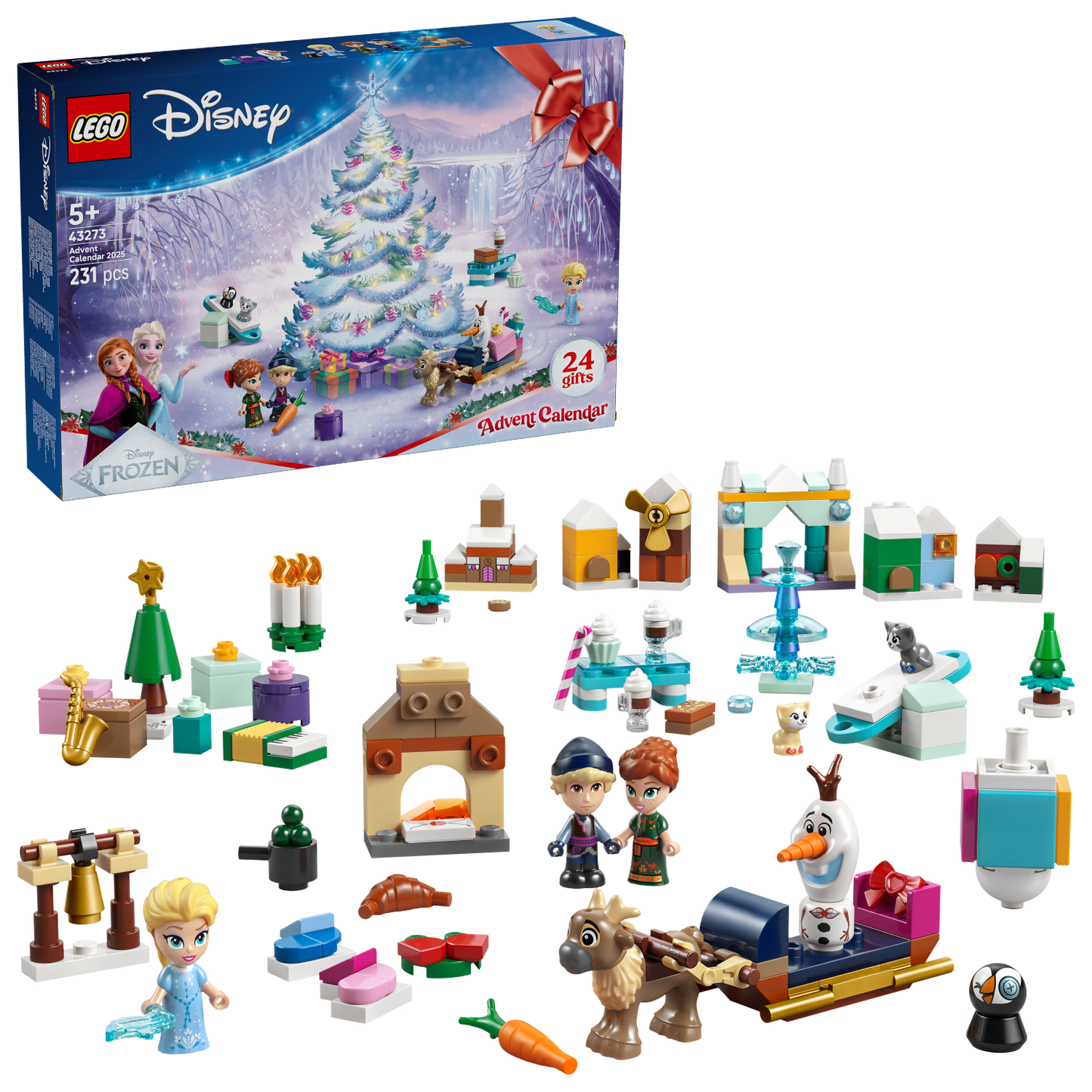 LEGO Adventkalender 2025 43273 Disney Prinsessen (Pre-Order: september)