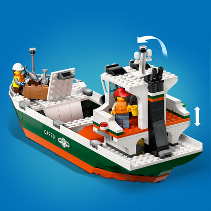LEGO Haven met vrachtschip 60422 City