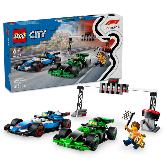 LEGO F1 Start lijn met VCARB & Sauber Formule 1 auto's 60474 City