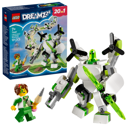 LEGO Z-Blobs robot &amp; vehicle adventure 71487 Dreamzzz (Pre-Order: January 2025)