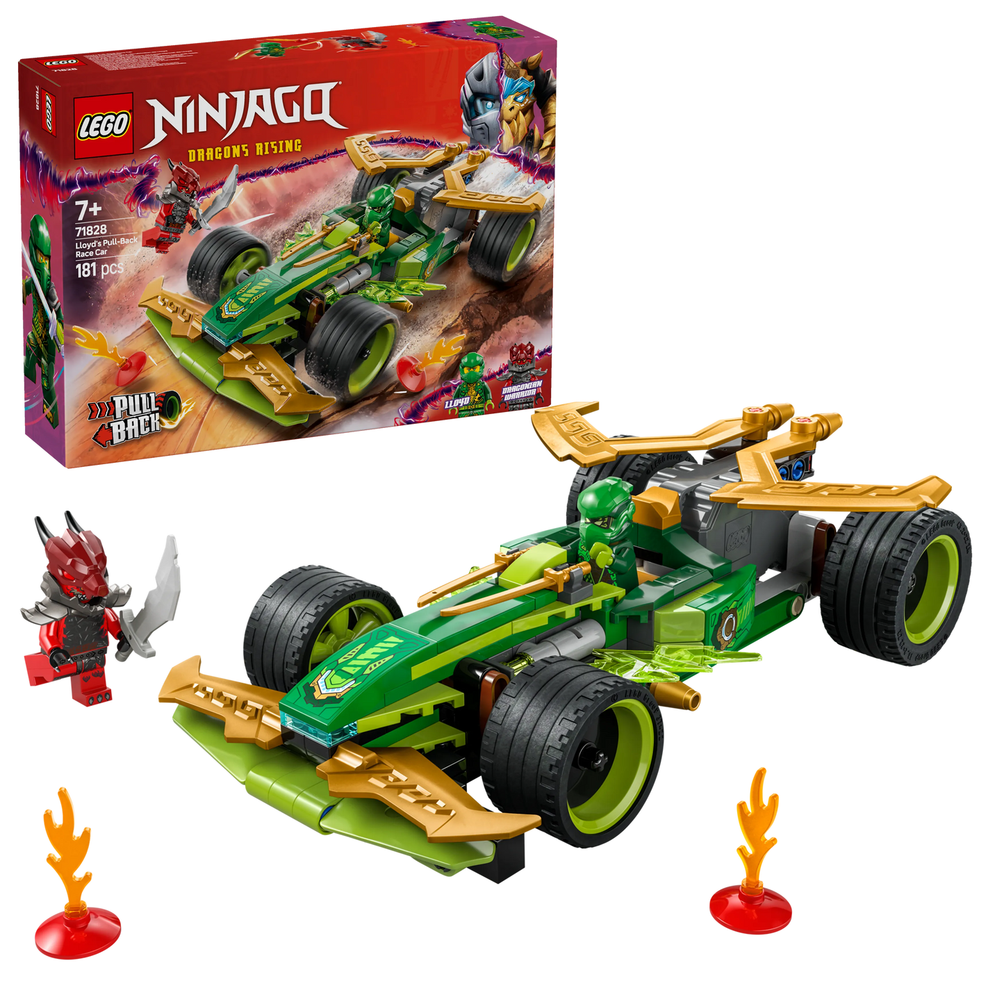 LEGO Lloyds Pull-back racewagen 71828 Ninjago