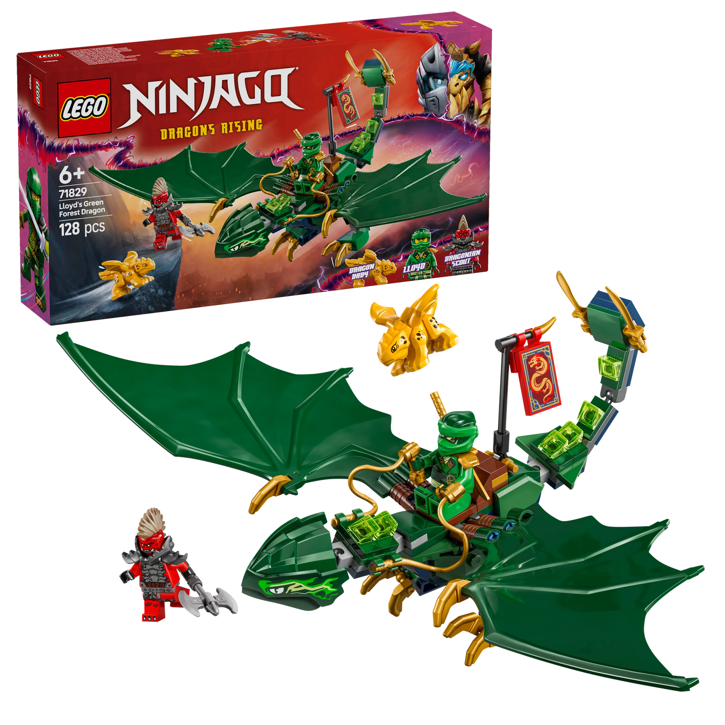 LEGO Lloyds groene Bosdraak 71829 Ninjago