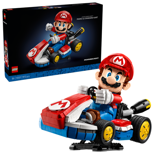 LEGO Mario Kart™ – Mario en standaardkart 72037 Supermario (1 juli)