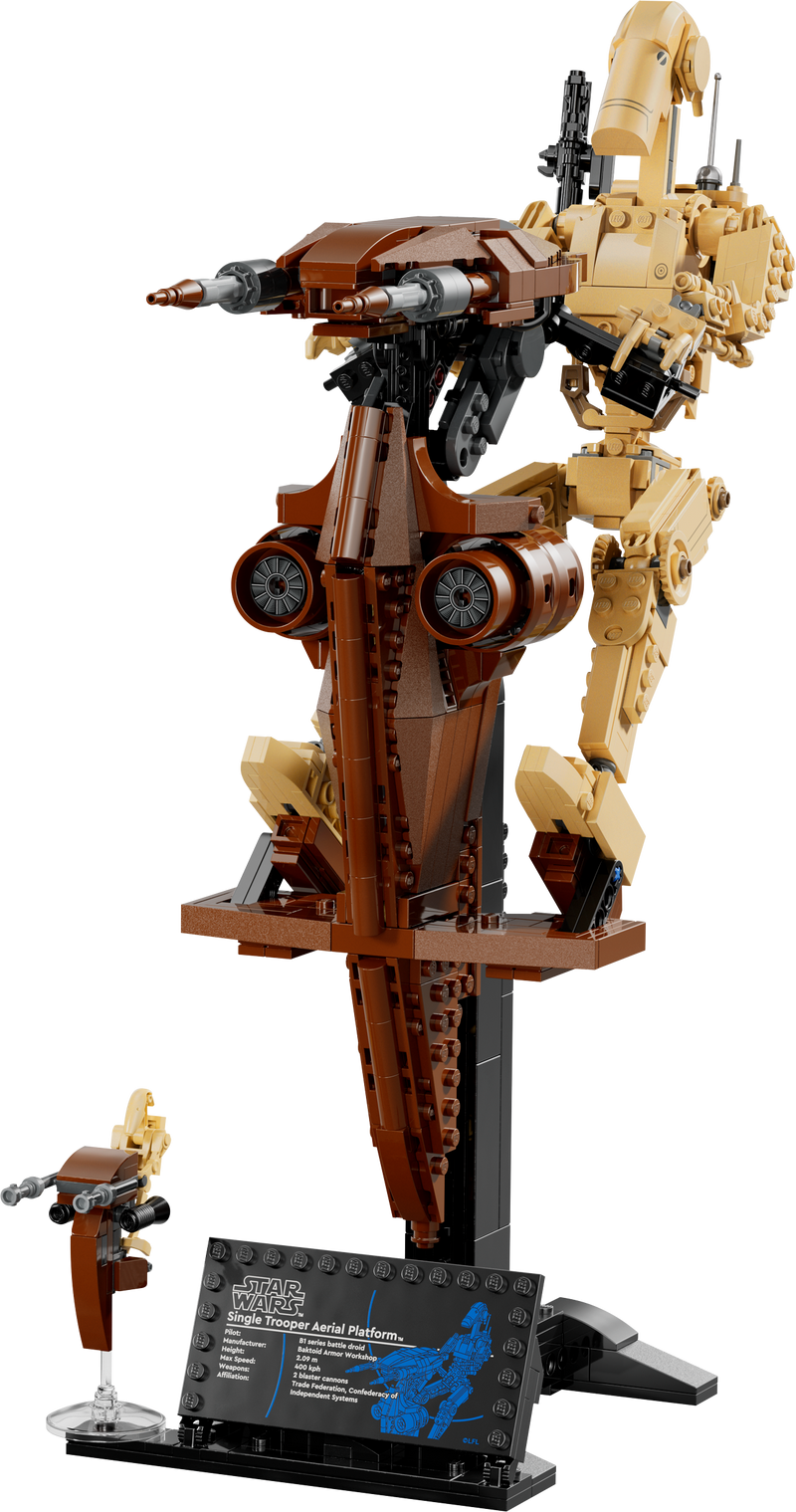 LEGO B1 Battle Droid met STAP 75428 StarWars