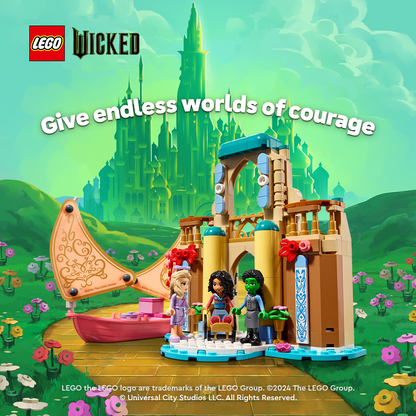 LEGO Glinda, Elphaba and Nessarose at Shiz University 75681 Wicked (Pre-Order: October)