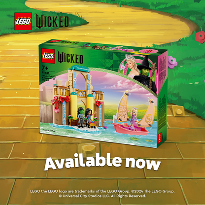 LEGO Glinda, Elphaba and Nessarose at Shiz University 75681 Wicked (Pre-Order: October)