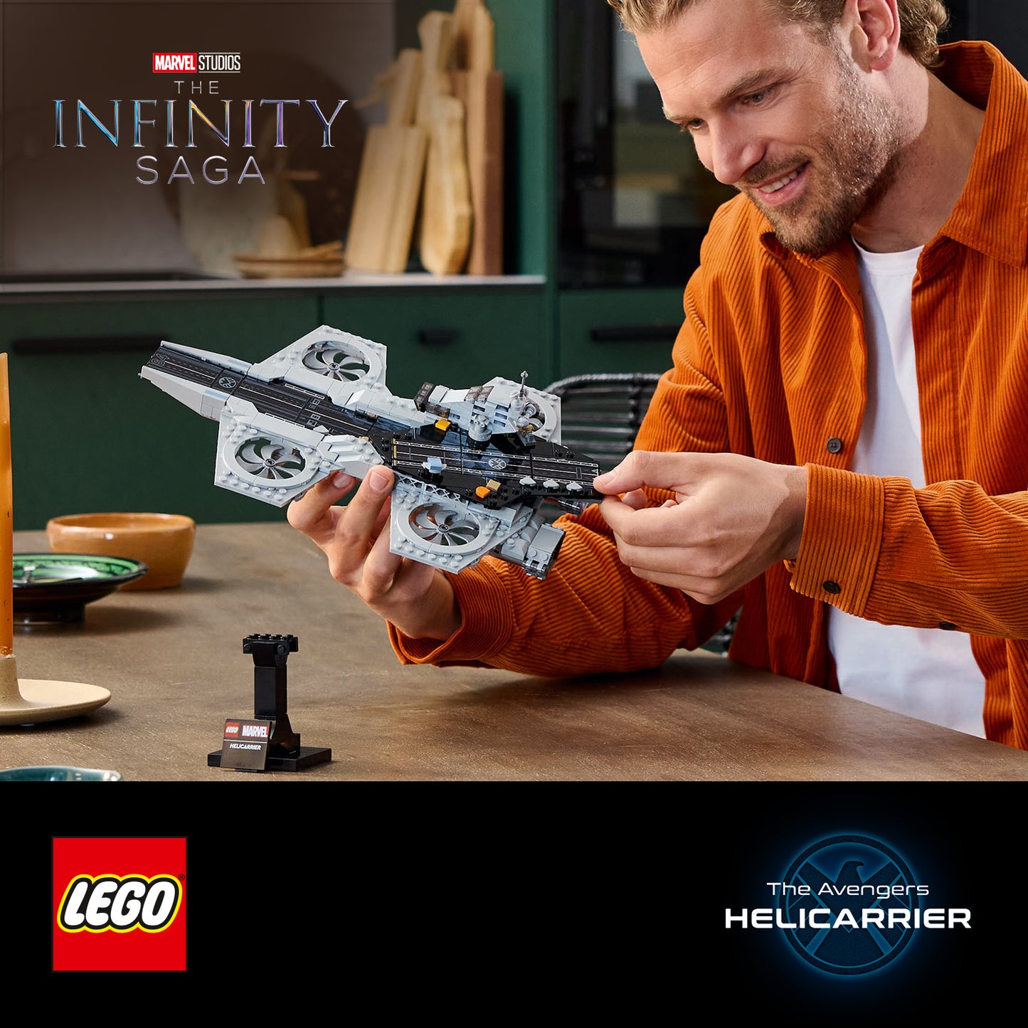 LEGO The Avengers Helicarrier 76295 Superheroes 