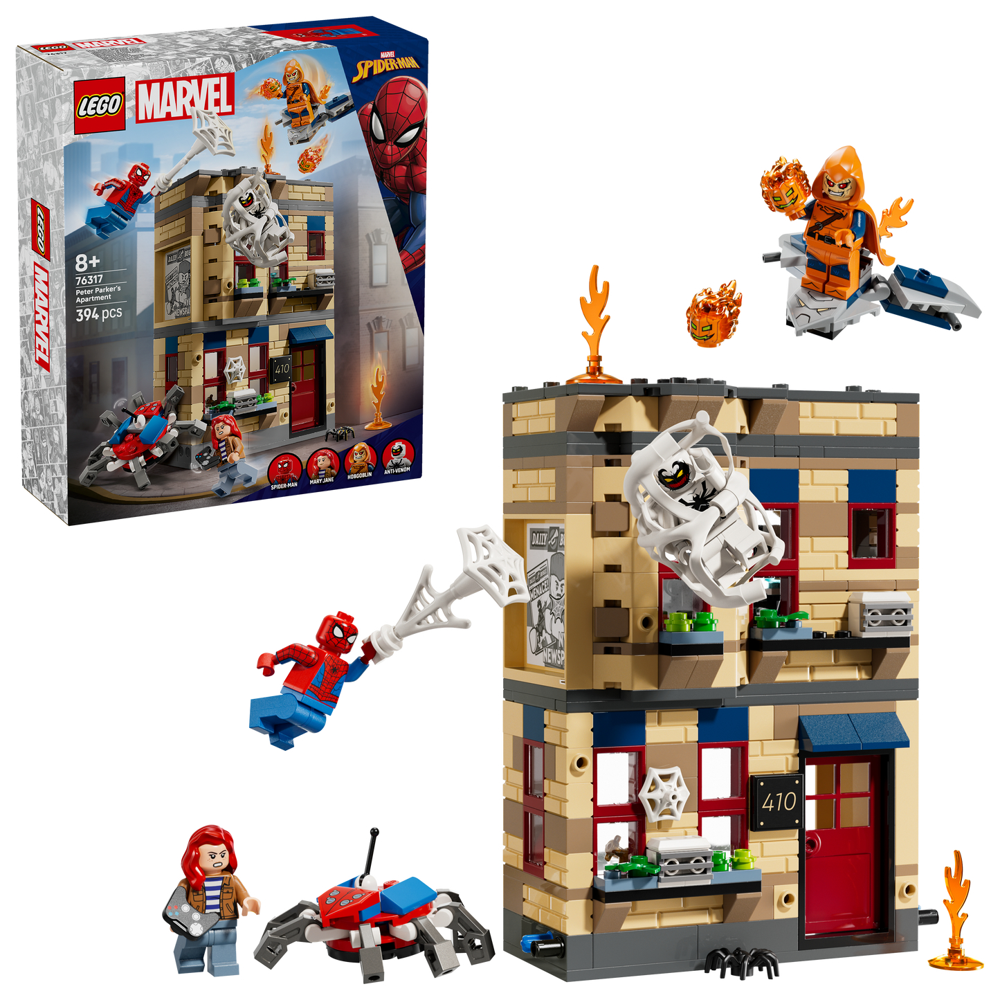 LEGO Peter Parkers Wohnung 76317 Spiderman