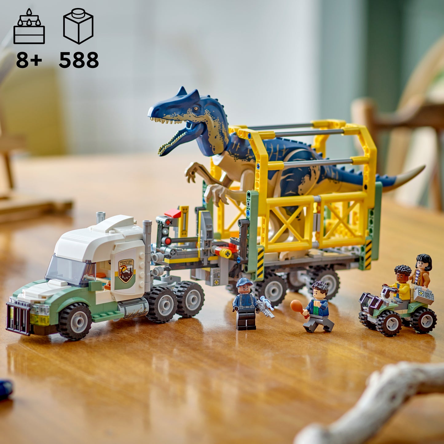 LEGO Dinosaur Missions: Allosaurus Transport Truck 76966 Jurassic World