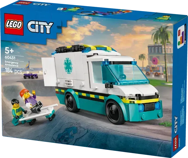 LEGO Ambulance 60451 City (Pre-Order: January 2025)