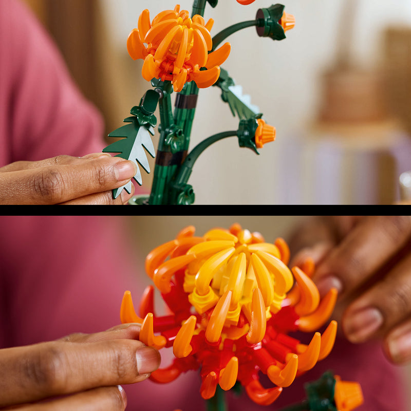 Bouw een prachtige LEGO® Chrysant (10368) met deze botanische set!