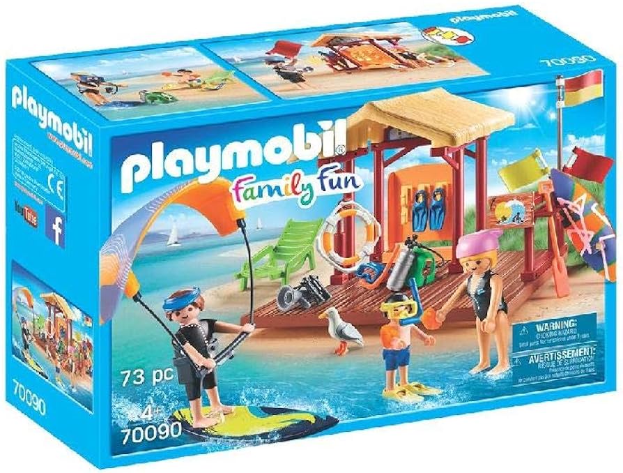 PLAYMOBIL Watersportschool 70090 Family Fun