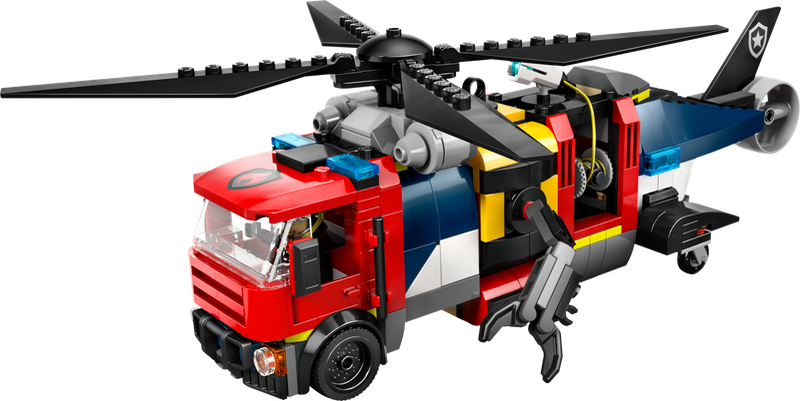 LEGO Helikopter, brandweerwagen en Onderzeeer 60462 City