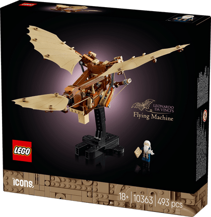 LEGO Leonardo da Vinci's Vliegmachine 10363 Icons (Levering: 1 januari 2025)