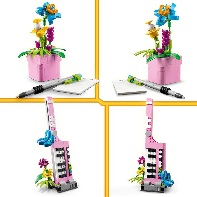 LEGO Typemachine met bloemen 31169 Creator 3-in-1