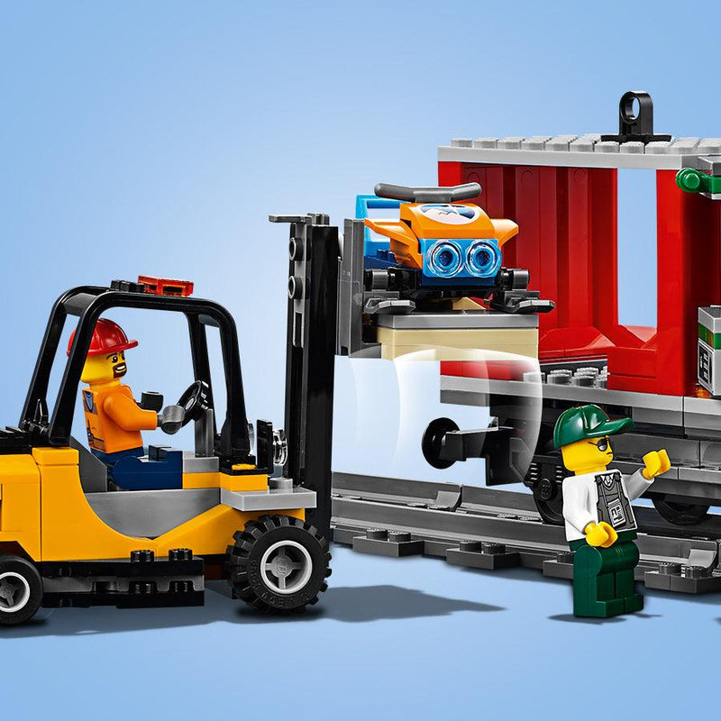 LEGO Sterke City vrachttrein met kraan 60198 City LEGO CITY TREINEN @ 2TTOYS LEGO €. 159.49