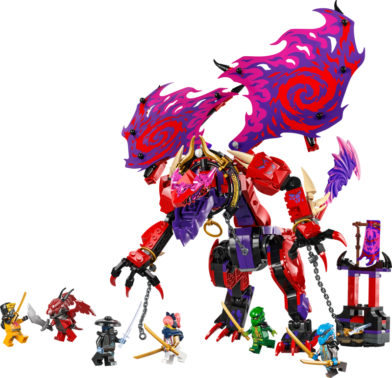 LEGO Bliksemtand Draak van Chaos 71832 Ninjago (Pre-Order: 1 maart)