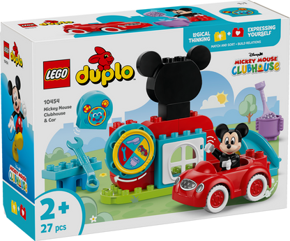 LEGO Mickey Mouse Clubhuis en auto 10454 DUPLO (Pre-Order: maart 2025)