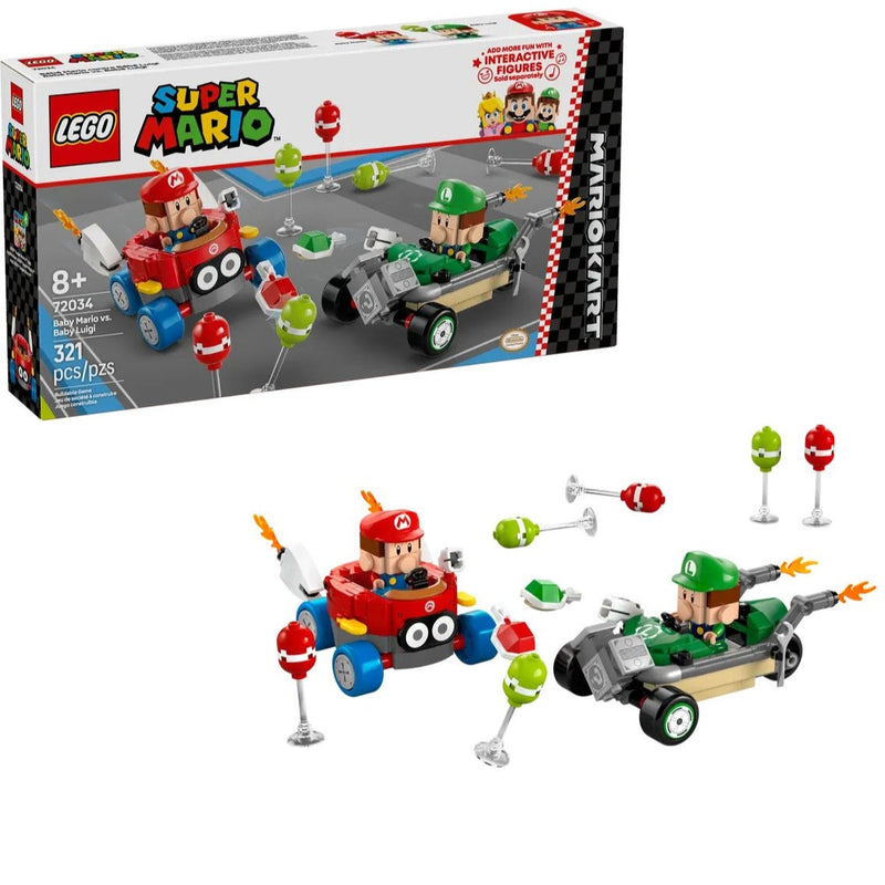 LEGO Mario Kart – Baby Mario vs. Baby Luigi 72034 SuperMario (Pre-Order: januari 2025)