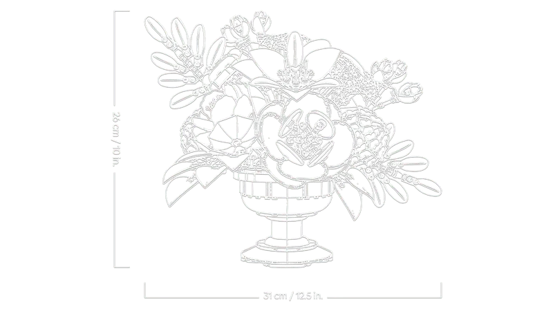 LEGO Bloemstuk 10345 Botanische Collectie (verwacht februari 2025)