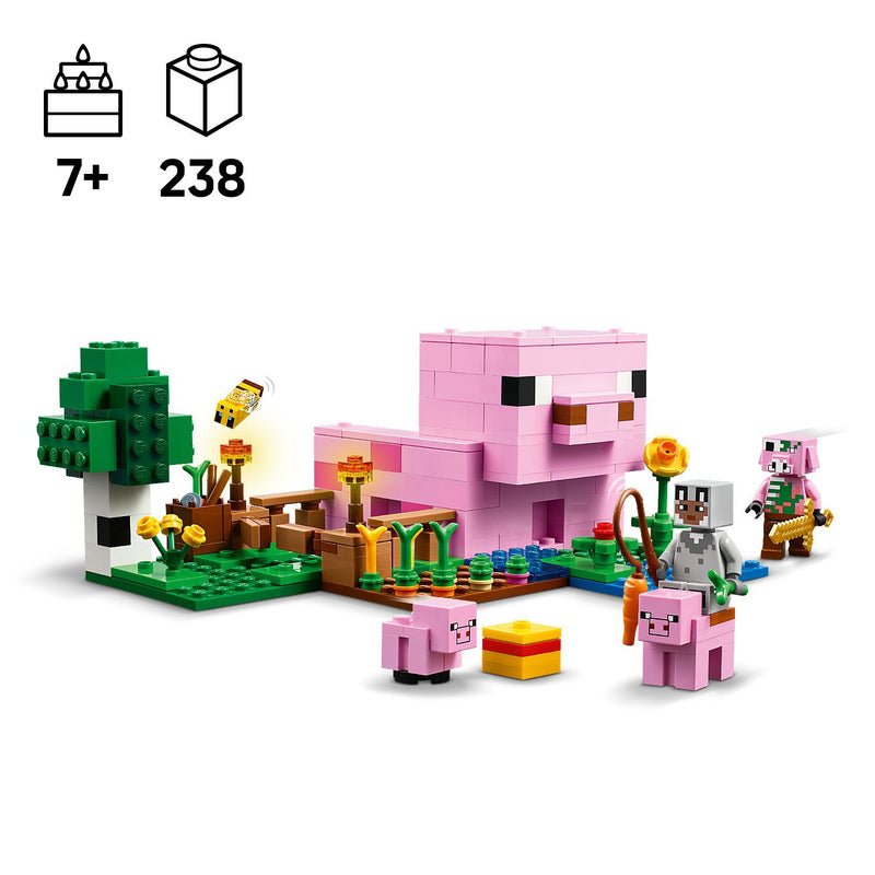 LEGO The Baby Pig House 21268 Minecraft (Pre-Order: January 2025)