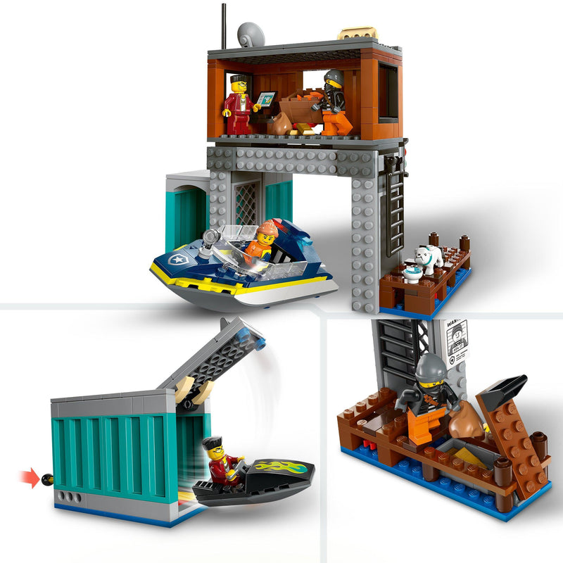 LEGO Politiespeedboot en boevenschuilplaats 60417 City LEGO CITY @ 2TTOYS LEGO €. 32.49