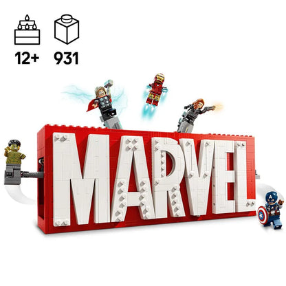 LEGO Marvel logo en figuren 76313 Superheroes