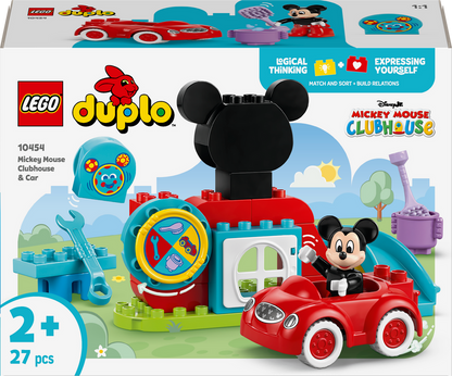 LEGO Mickey Mouse Clubhuis en auto 10454 DUPLO (Pre-Order: maart 2025)