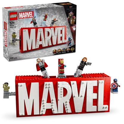 LEGO Marvel logo en figuren 76313 Superheroes