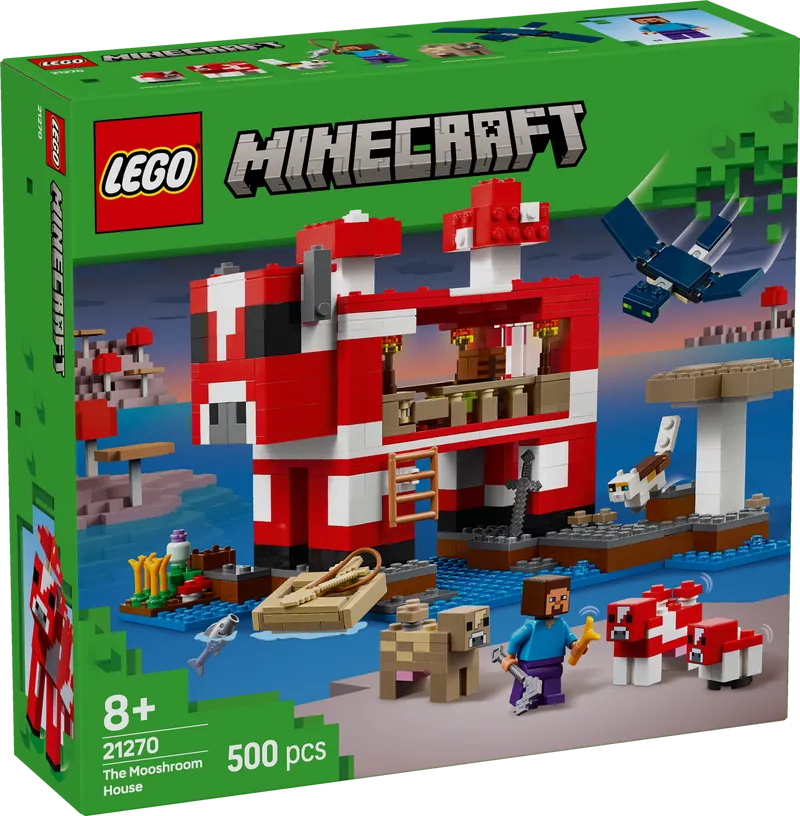 LEGO The Mushroom House 21270 Minecraft (Pre-Order: January 2025)