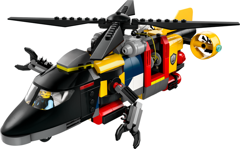 LEGO Helikopter, brandweerwagen en Onderzeeer 60462 City