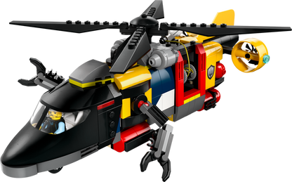 LEGO Helikopter, brandweerwagen en Onderzeeer 60462 City