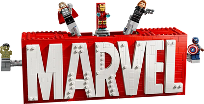 LEGO Marvel logo en figuren 76313 Superheroes