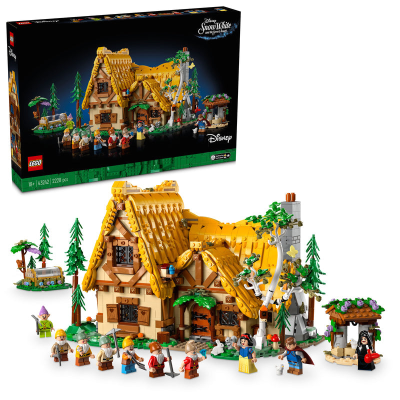 LEGO Huisje van Sneeuwwitje en de zeven dwergen 43242 Disney