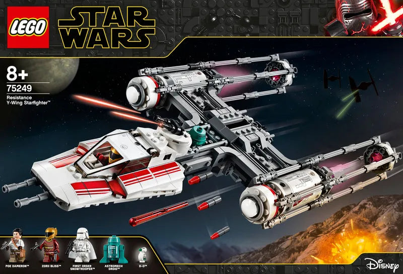 LEGO Resistance Y-Wing Starfighter including DO Droid 75249 StarWars